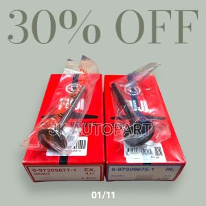 วาล์วไอดี วาล์วไอเสีย ISUZU DMAX 4JJ 4JK 8-97309677-1 EX 8-97309675-1 IN วาวไอดี วาวไอเสียอีซูซุดีแม็ก/GIGH/GRIJK