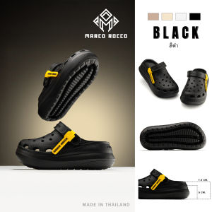 Marco Rocco รองเท้าแตะแฟชั่นผู้หญิง EVA ส้นหนา5cm  กันลื่น กันน้ำ น้ำหนักเบา ระบายอากาศได้ดี นุ่มนิ่มเหมือนเดินบนก้อนเมฆ รองเท้าหัวโตผญ รุ่นMR8026