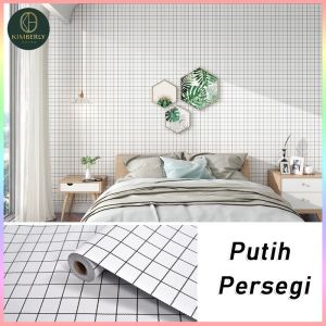 Grid Bintang Wallpaper Stiker Dapur Dinding Ruangan Belajar Kamar Murah Anti Minyak 60CM X 3M Bahan PVC