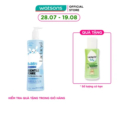 Sữa Tắm Gội Trẻ Em Lactacyd Baby Gentle Care 500ml
