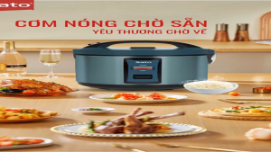 Nồi Cơm Điện Lòng Niêu Sato 1.8L 18B101.N – Cơm Ngon Dẻo Giữ Ấm Lâu Bền Bỉ Chuẩn Nhật