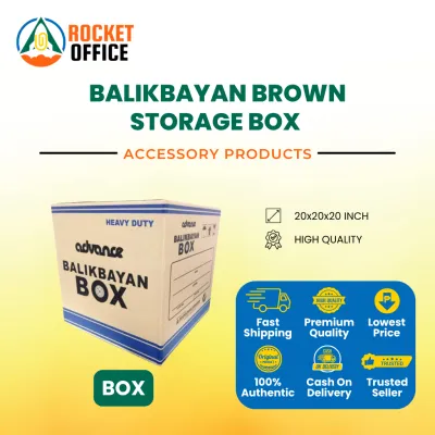 Balikbayan box Storage LBC CARGO heavy duty Brown Storage box good quality