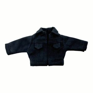 YUDESHUI Làm thủ công Quần áo búp bê quần jean áo khoác 1055cm 6 màu sắc Phụ Kiện Búp Bê Chất lượng cao Thời trang Áo khoác denim Cho 1/12 búp bê BJD dành cho búp bê OB11 1/11 dành cho búp bê YMY/búp bê Obitsu11
