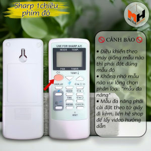 Điều khiển điều hòa Sharp - Remote máy lạnh Sharp hàng loại 1 bảo hành 30 ngày