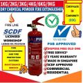 [✅SCDF/PSB LABEL]  2KG ABC Dry powder Fire Extinguisher with 🔥🧯Free Disposal old Fire Extinguisher. 