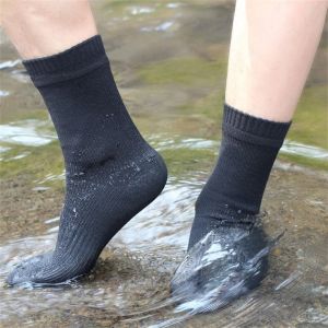 AINACHU Breathable Men Waterproof Socks Winter Skiing Thickened Waterproof Socks Sports Socks Snow Warm Wading Sock Cycling Camping