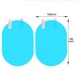 【JOYHES】2Pcs Car Rearview MirrorRainproof Film Sticker Anti Fog Rainproof Rear View Protective Film Car Window Protective Film