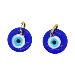 1 Pair for Evil Eye Stud Earrings Turkish Blue Eyes Amulet Earrings Devils Eye for Protection Earring for Women Lucky J