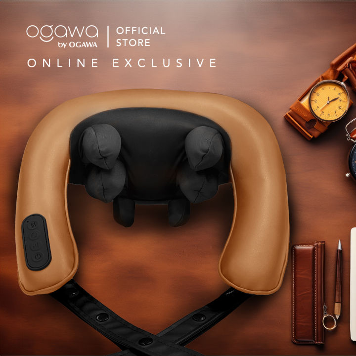 OGAWA Magneck (Toffee) - Shiatsu Neck Massager Ogawa Toffee