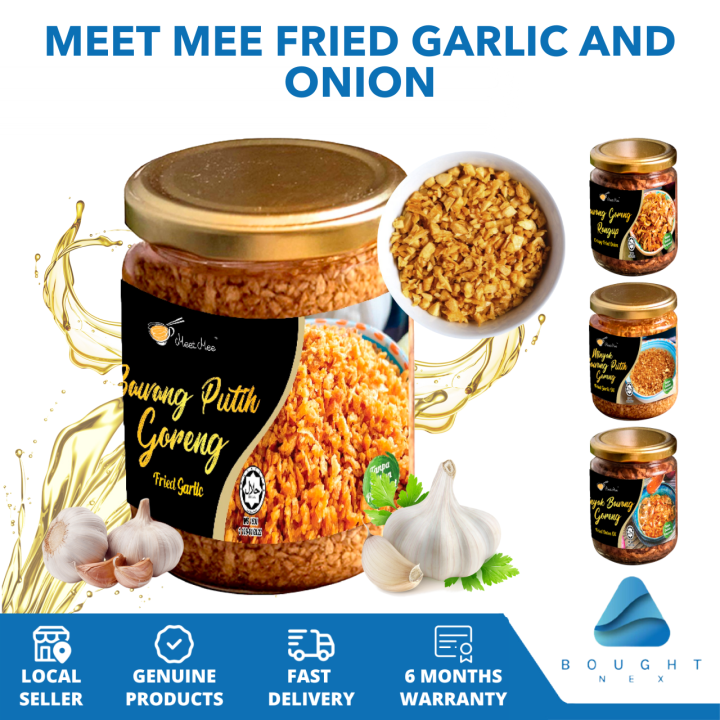 MEET MEE Crispy Fried Garlic Flavorful Fried Onion Garlic Oil Onion Oil