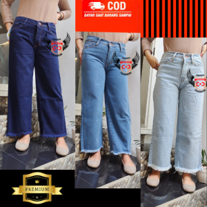 Celana Jeans Wanita Nyaman: Model Kulot High Waist & Promo 11-11
