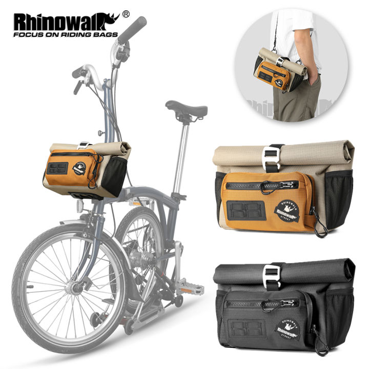 Rhinowalk Folding Bicycle Handlebar Bag 4L City Cycling Suitable