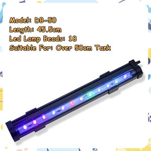 Fish Tank Aquarium LED Air Bubble Oxygenation Lamp Color Changing Bubble Waterproof Submersible Light For Fish Tank