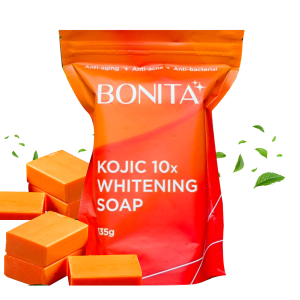 BONITA Kojic Soap x10 Whitening 135G with Niacinamide and Centella Asiatica | Pampaputi for body reduce acne antibacterial soap