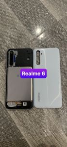 bộ vỏ realme 6 ( gồm nút bấn .kính came.xương .lưng)