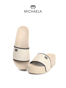 MICHAELA Contrasting Color Chunky Sandals 5CM Minimalist Chic Knitted for Travel Casual SH5522128 CL