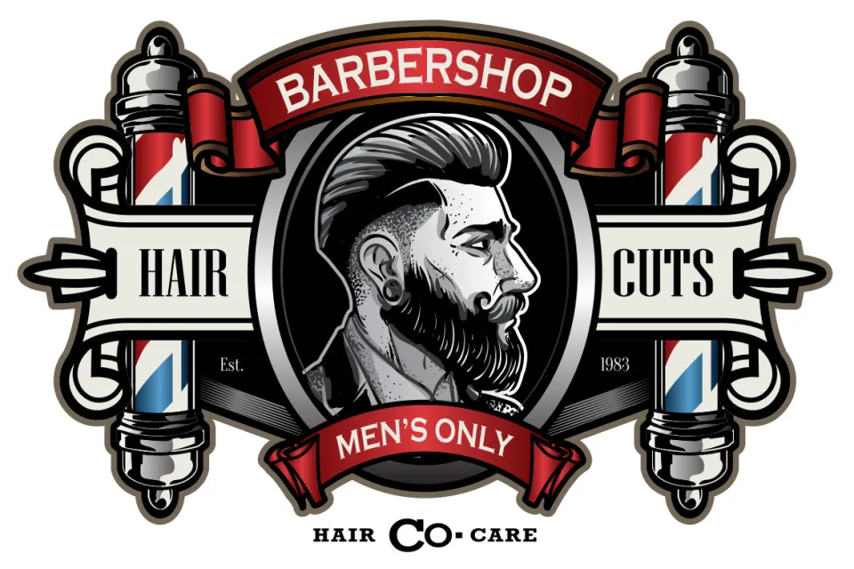 Độc đáo với 999 mẫu tranh dán tường 3D Barber Shop đương đại , giúp Tiệm  tóc Nam ngày càng hút Khách