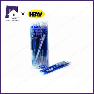 YOKI 25Pcs/Box HBW OBG-1 ATECH Oil Base Gel Pen 0.7mm Ballpen Gelpen Black Blue Red Ballpen School Office