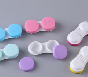 Big eyes 1 Pasang lensa mata softlens Contact Lenses /eye contact lens/One year use/1 VICE/14-14.5MM softlens minus diameter 14mm abu-abu softlens big eyes 16mm