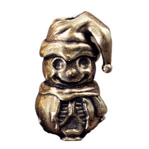 จี้ลูกปัดโลหะมนุษย์หิมะสำหรับพาราคอร์ดและผู้ที่ชื่นชอบการทำพาราคอร์ดแบบทำด้วยตนเอง