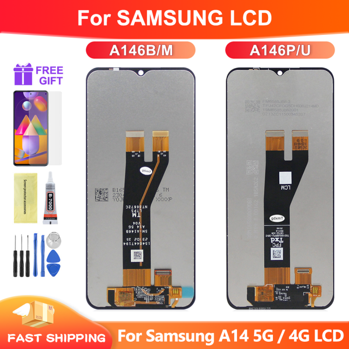 Original LCD For Samsung Galaxy A14 4G / 5G A145 A146 LCD Display Touch ...