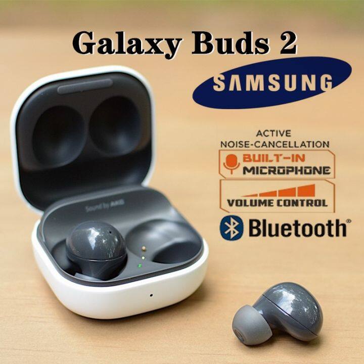 Samsung Galaxy Buds 2 Bluetooth Earbuds Noise Cancelling Wireless Hands free Earphones with Mic Deep Bass Lazada PH