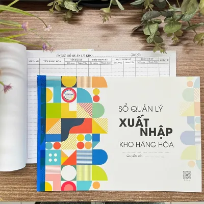 Sổ quản lý Xuất - Nhập - Tôn hàng hóa Khổ A4 / 100 tờ