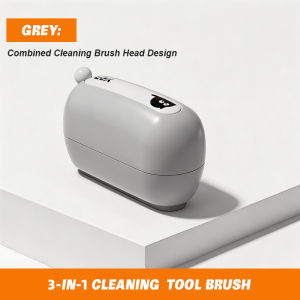 3 In 1 Cleaning Brush with Squeegee Soft Sponge Scrubber Gap Cleaning Brush Kitchen Bathroom Household Cleaning Tool