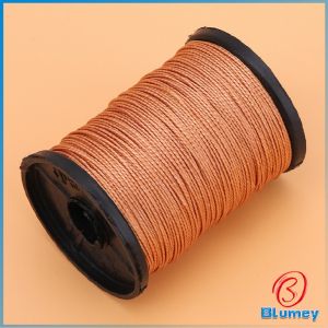 Bluemey ด้ายโพลีเอสเตอร์ สําหรับซ่อมแซมรองเท้าหนัง DIY กว้าง 0.6 มม เหนียวทน nylon thread