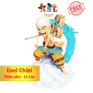 Mô Hình One Piece Enel Thần Sấm chibi siêu phẩm 11 cm  - Figure OnePiece - ASL Store mô hình Anime