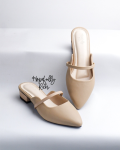 sandal mules hak 3 cm sandal sepatu kerja sandal harian