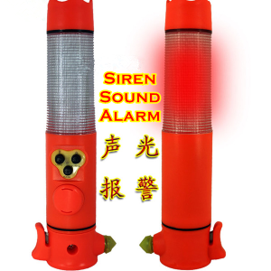 [READY STOCK] 6-in-1 multi-function car emergency LED flashlight