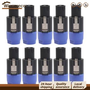 Bulk 10pcs NL4FC 4-Pin Connectors for Speaker Wiring Professional Audio Connection Accessories