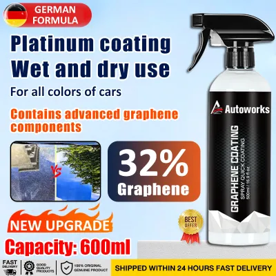 Graphene car coating 600ML ceramic diamonds coating for car nano polish car wax coating spray nano ceramic coating kereta car coating protection wax kereta car paint coating 洗车镀膜