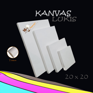 Kanvas Lukis 20x20cm Siap Pakai