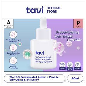Tavi 1% Encapsulated Retinol + Peptide Slow Aging Signs Serum