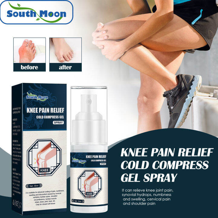 South Moon Knee Pain Relief Gel Spray Cold Compress Knee Joint Pain ...