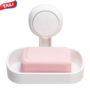 TAILI 2-piece suction cup soap rack with powerful vacuum suction sponge bracket suitable for showers bathrooms bathtubs and kitchen sinks universal shower accessories without drilling and removable reinstallation