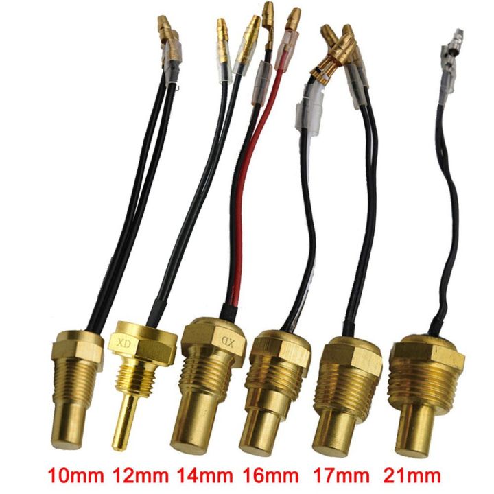 12V24V Water Temperature Sensor Temp Sender 50K Head Plug 10MM 12MM