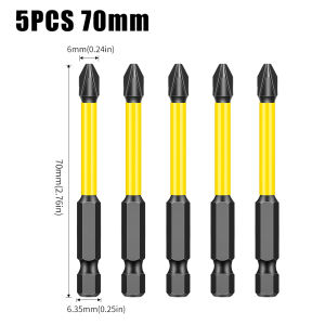 S2 chéo bit đầu máy khoan điện tua vít điện đầu độ cứng cao không trượt chéo bit Đầu mũi khoan công cụ