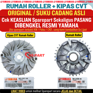 Paket Rumah Roller Kipas CVT Mio J GT Soul GT Xride Fino Fi 115 Original Yamaha Genuine Parts 100%