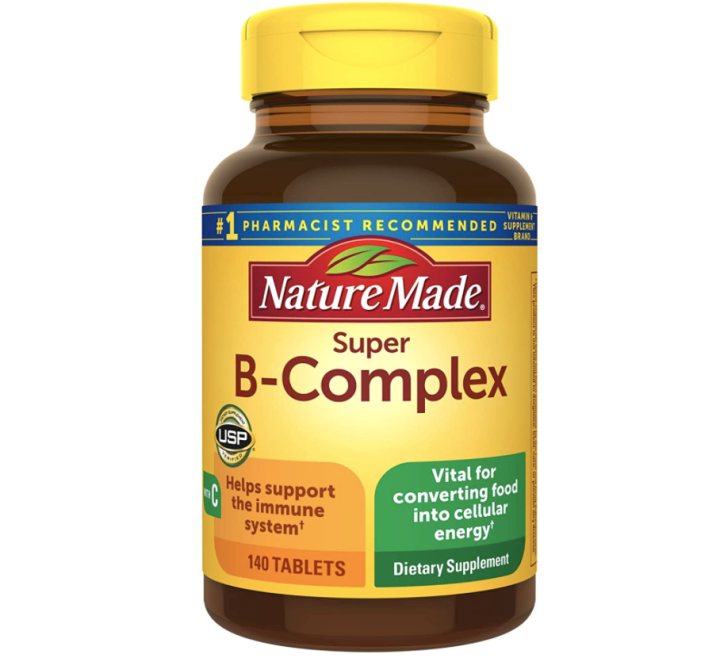 Nature Made Super B-Complex With Vitamin C Tablets, 60/140tablets For ...