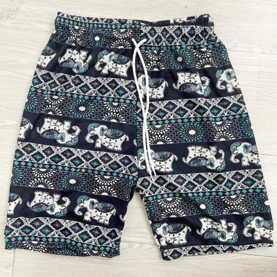 MagiDeal Summer Beach Shorts for Women Men Boho Clothes Thailand