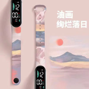 Jam Tangan Digital ธีมอะนิเมะใหม่สำหรับเด็กที่มีคุณสมบัติกันน้ำและพร้อมจอแสดงผล LED