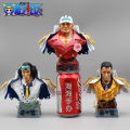 One Piece Three Admirals Of The Navy Kizaru, Aokiji, Akainu PVC Action Figure with Box (16 cm High). 