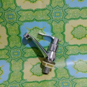 Kran Wastafel Besi | Kran Cuci Tangan Model Engkol Merk CAB