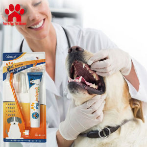 Pet Toothbrush Dog Toothbrush set toothpaste set mouth cleaning care Cat Toothbrush Pet Supplies