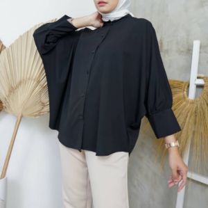 BEST SELLER-COD!!! KEMEJA OVERSIZE BASIC//KEMEJA UKURAN JUMBO BIG SIZE//BLOUSE KEKINIAN TERBARU 2023