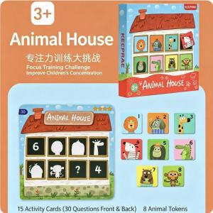 【SG Stock】KEEPRAE Magnetic Game Book Series 5 Themed Portable Magnetic Activity Books Cognitive Logic Travel Play Set