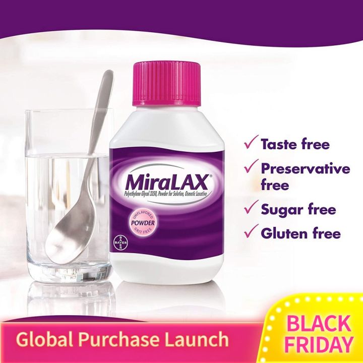 (45 effective dose, 765g) MiraLAX Laxative Powder for Gentle ...
